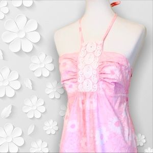 Lilly Pulitzer Raccoon Bandit Halter Summer Dress